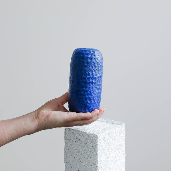 Murray - Ceramic Vase - Dark Blue