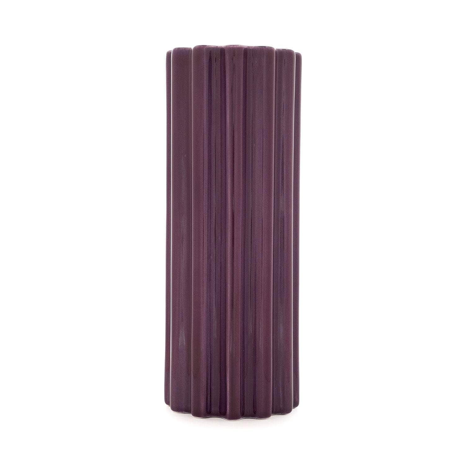 Ceramic Vase Churro Purple