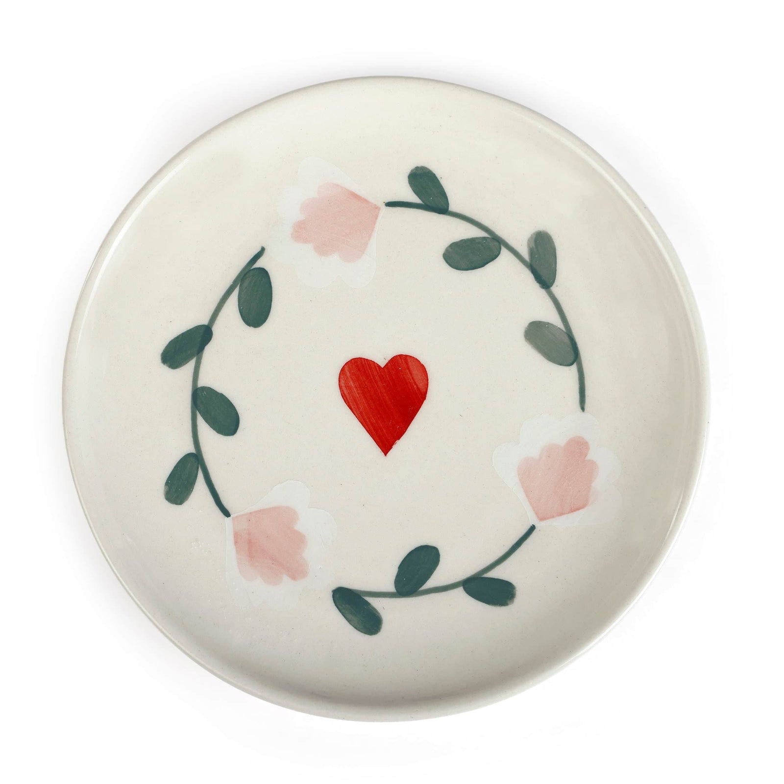 Ceramic Dessert Plates - Amour Petal