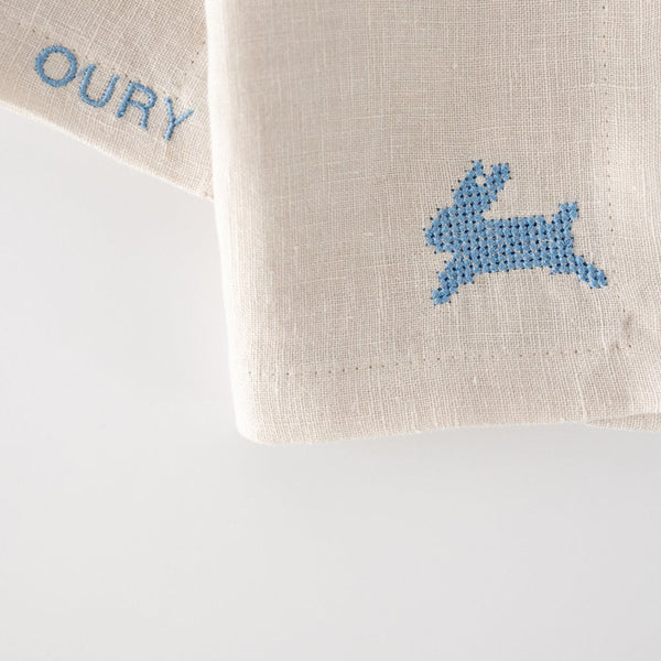 Easter Beige Linen Napkins (Set of 2)