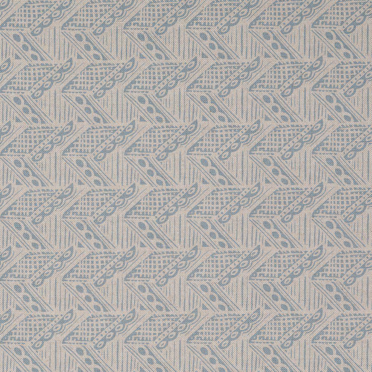 Thatch Fabric in Field Blue