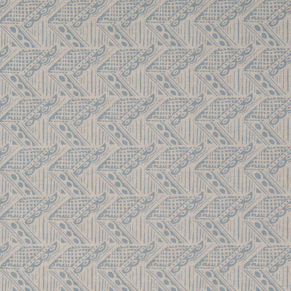 Thatch Fabric in Field Blue