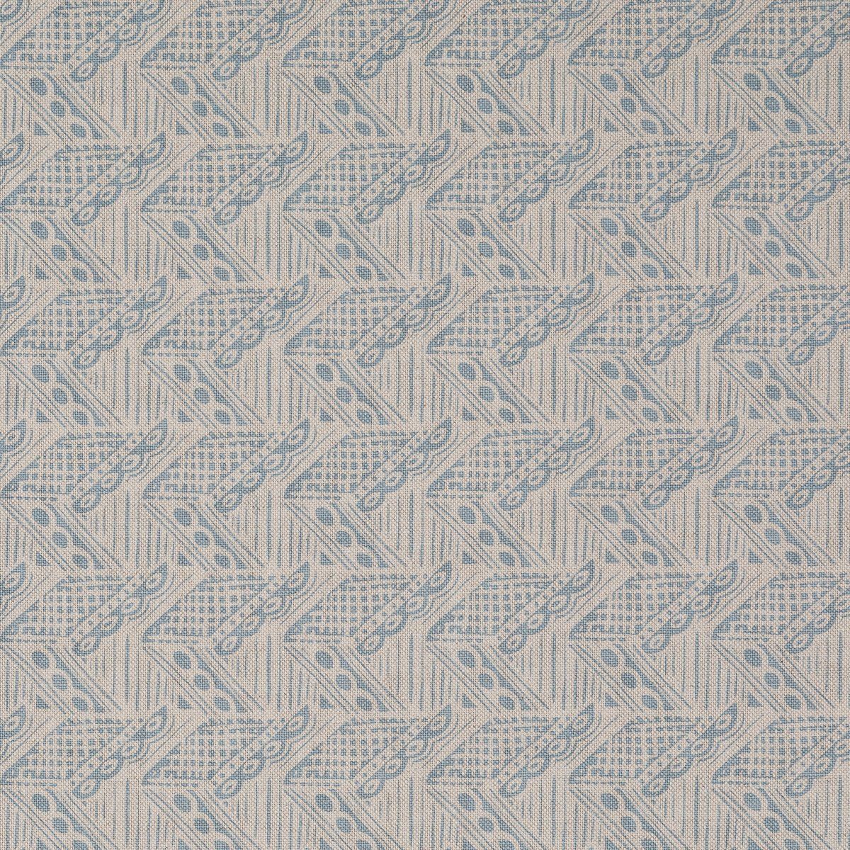 Thatch Fabric in Field Blue