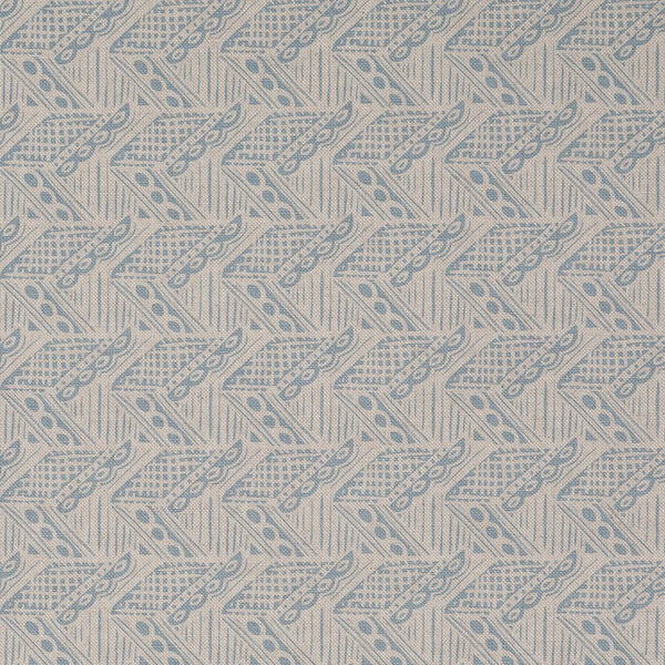 Thatch Fabric in Field Blue