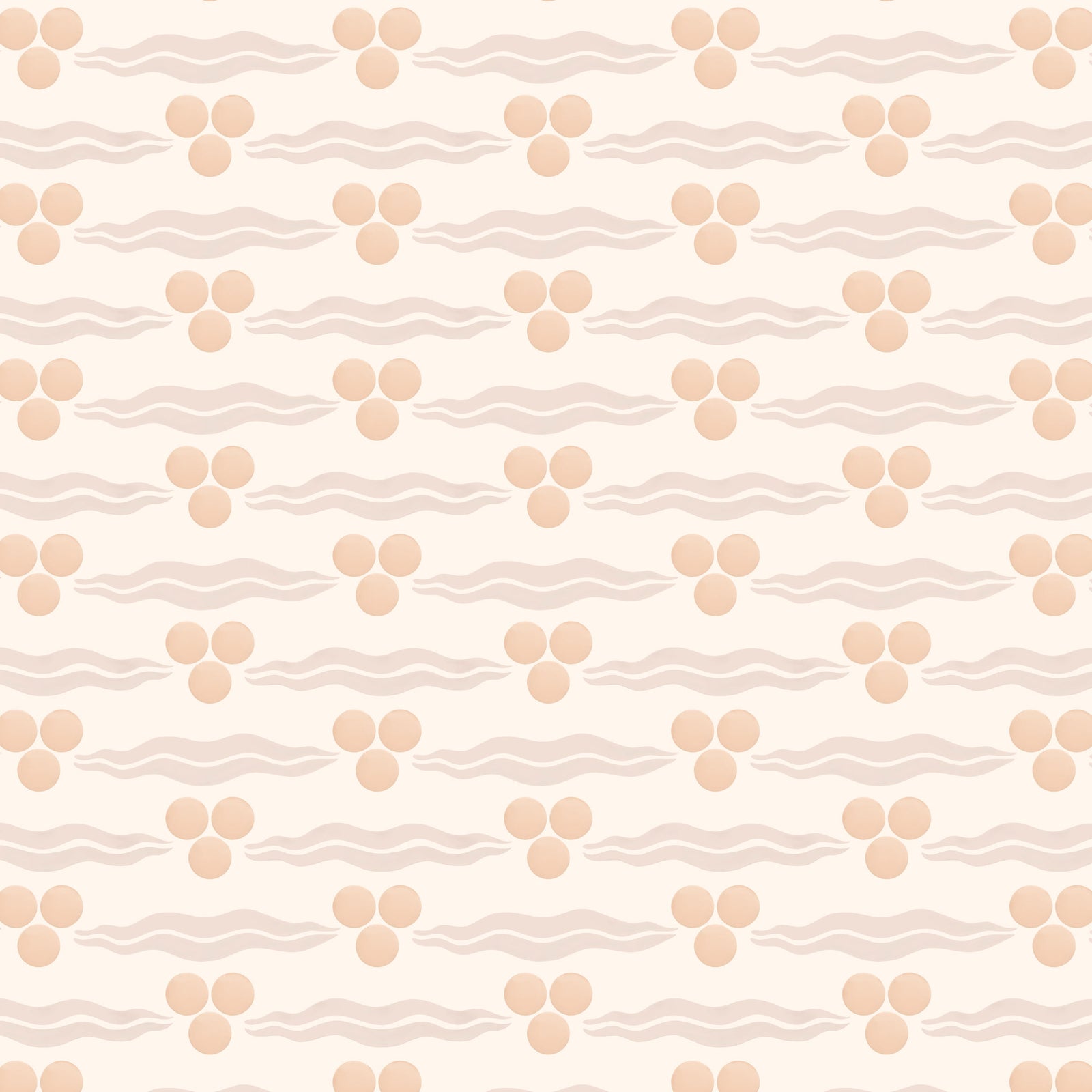 Chintamani Wallpaper - Cream