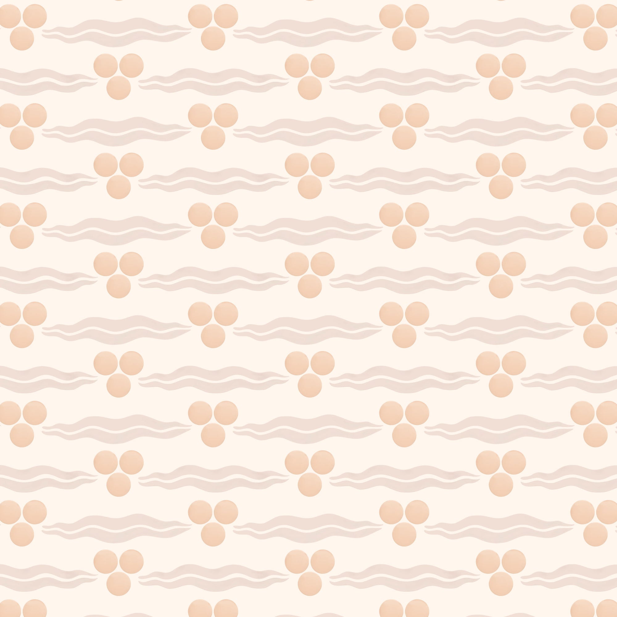 Chintamani Wallpaper - Cream