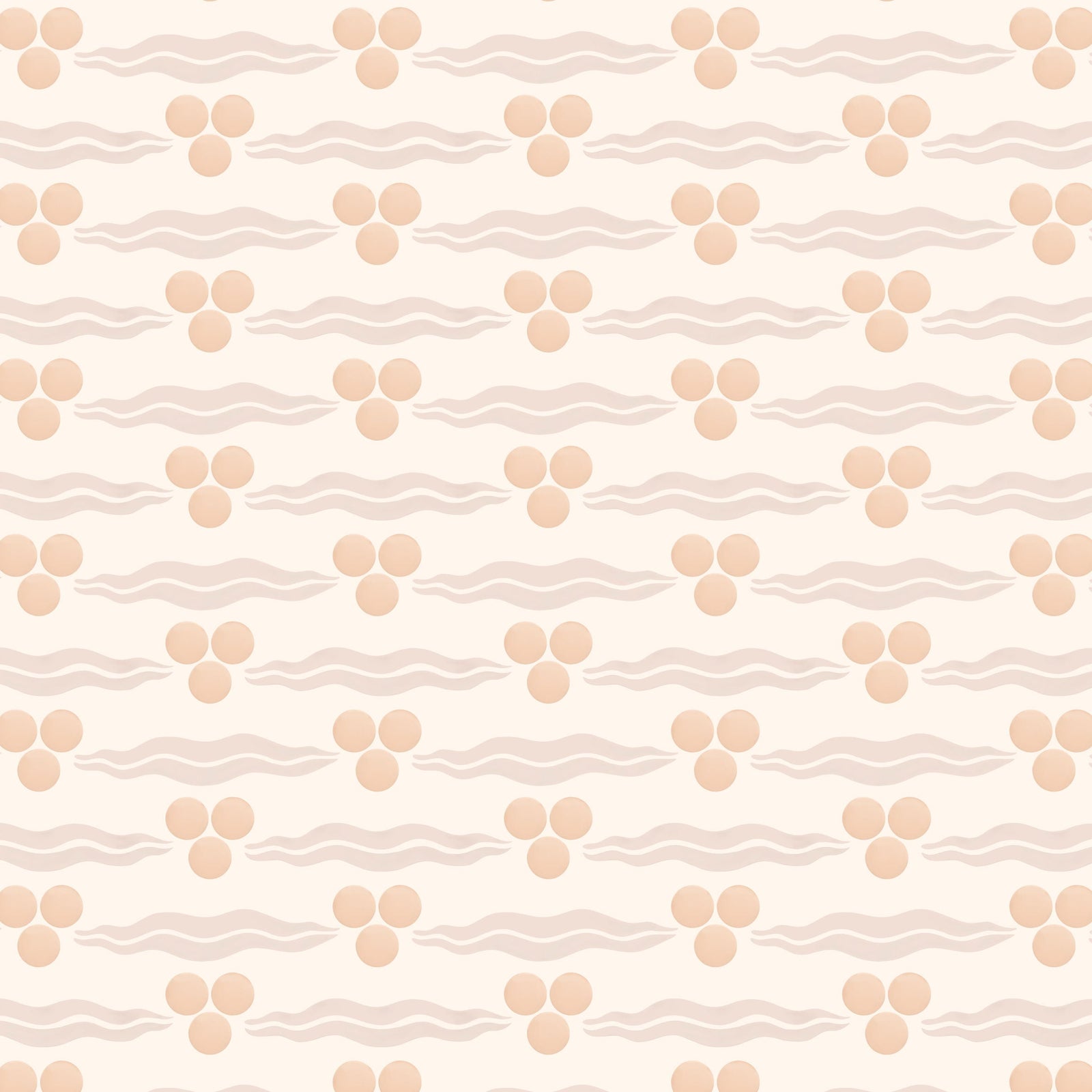 Chintamani Wallpaper - Cream