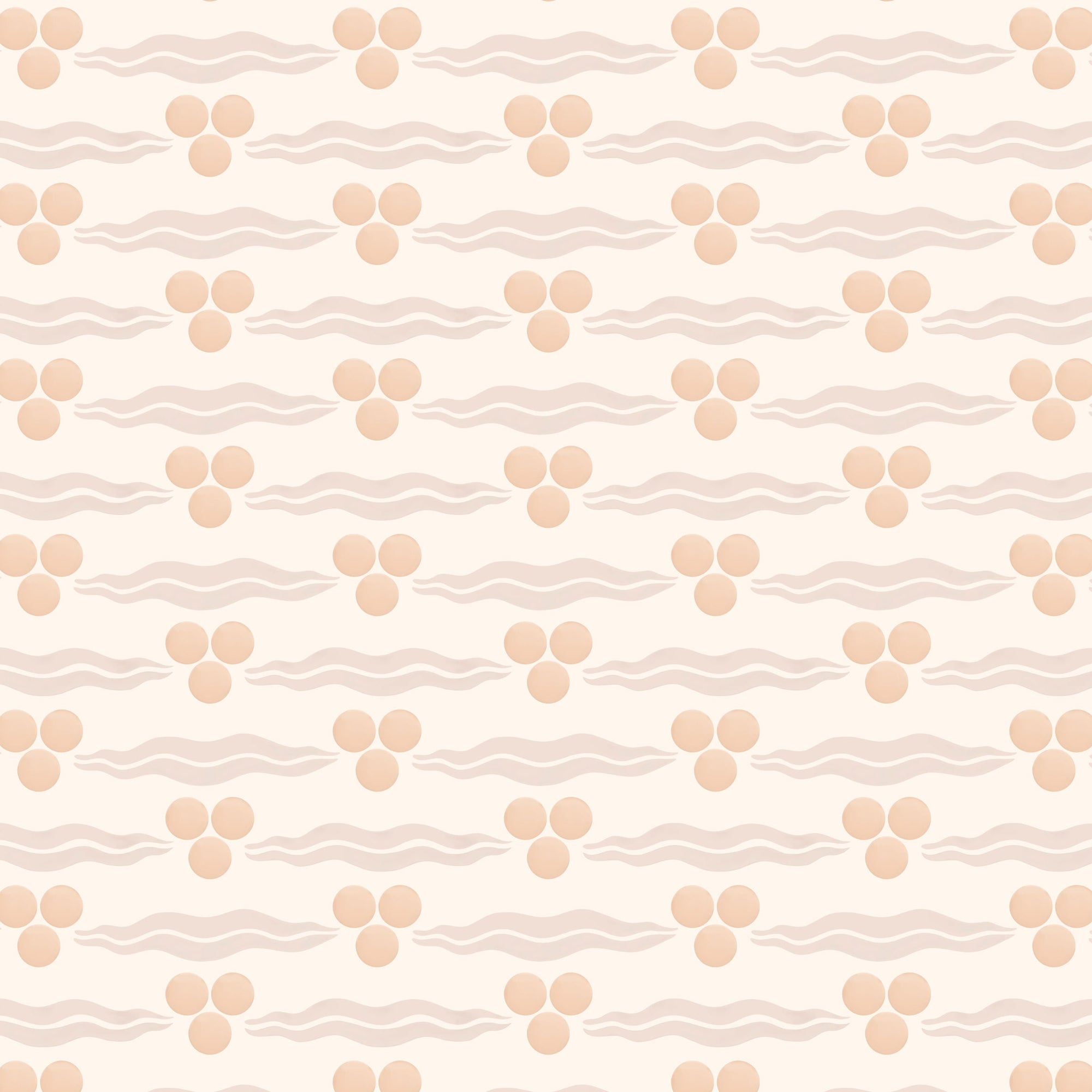 Chintamani Wallpaper - Cream