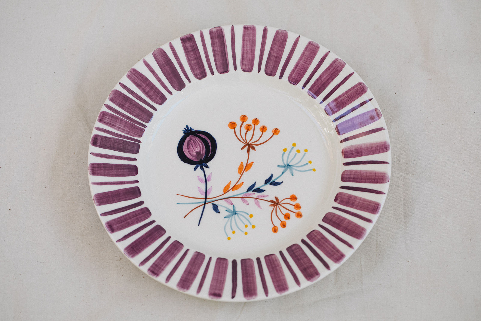 Purple Dinner Plate - The Portuguese Chitas