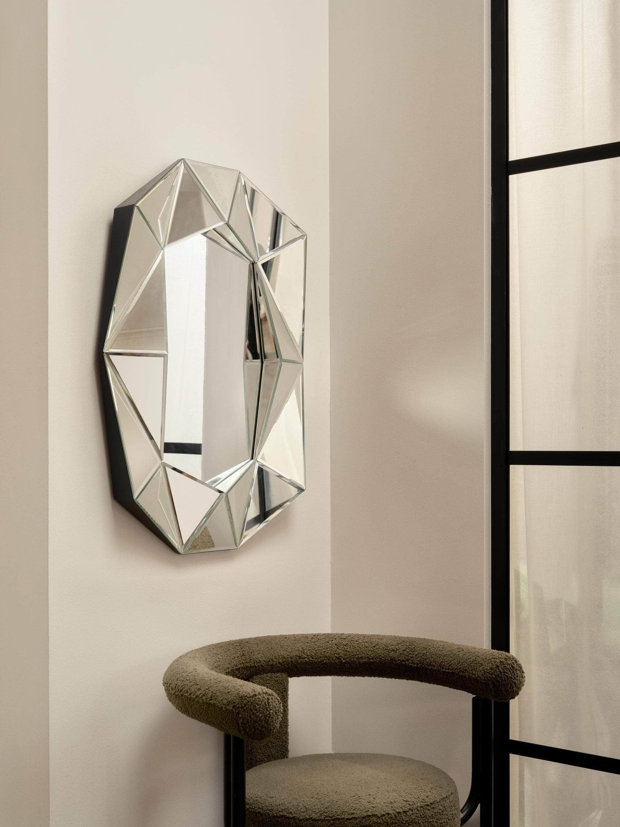Diamond Small Mirror Silver