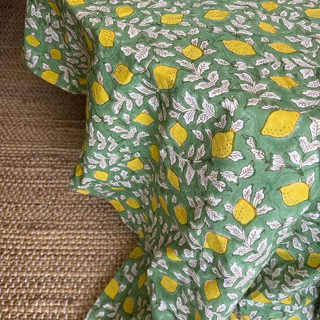 Lemon Print Tablecloth