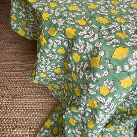 Lemon Print Tablecloth