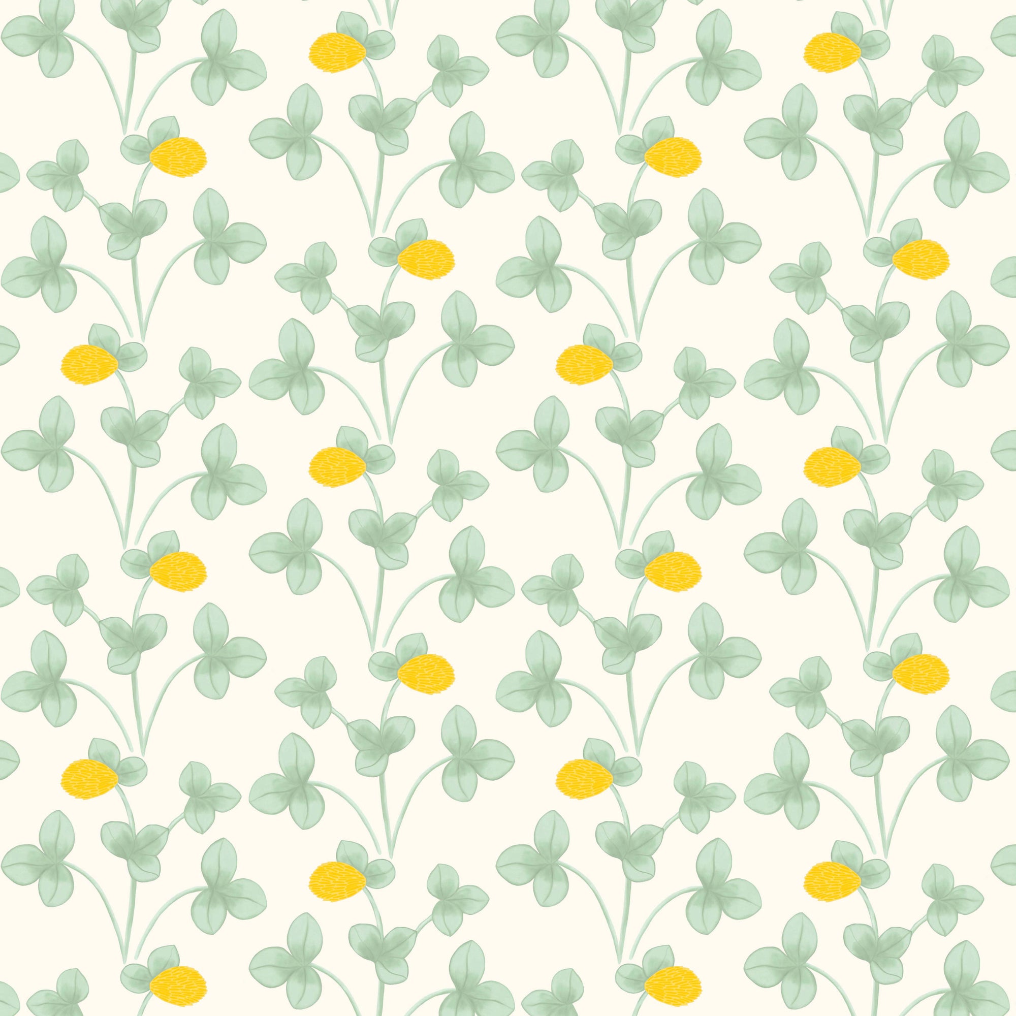Chintz Constance Wallpaper - Lemon
