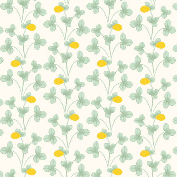Chintz Constance Wallpaper - Lemon