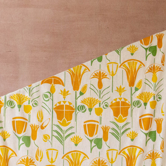 Lotus Fabric (Tones of Yellow)