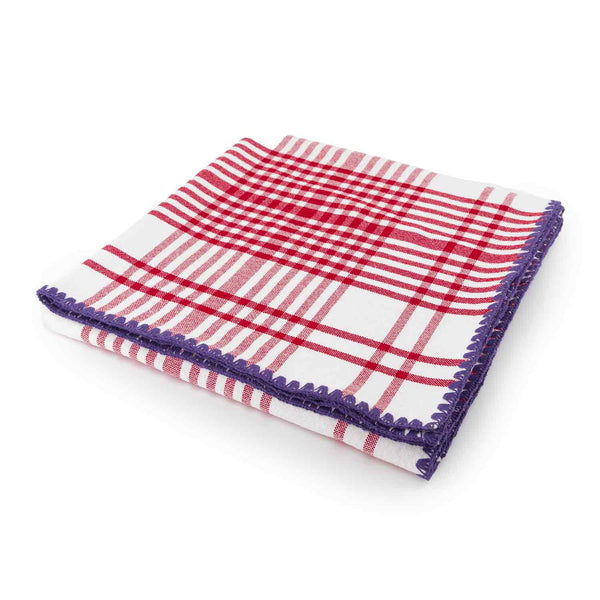 Red and purple Trattoria Tablecloth