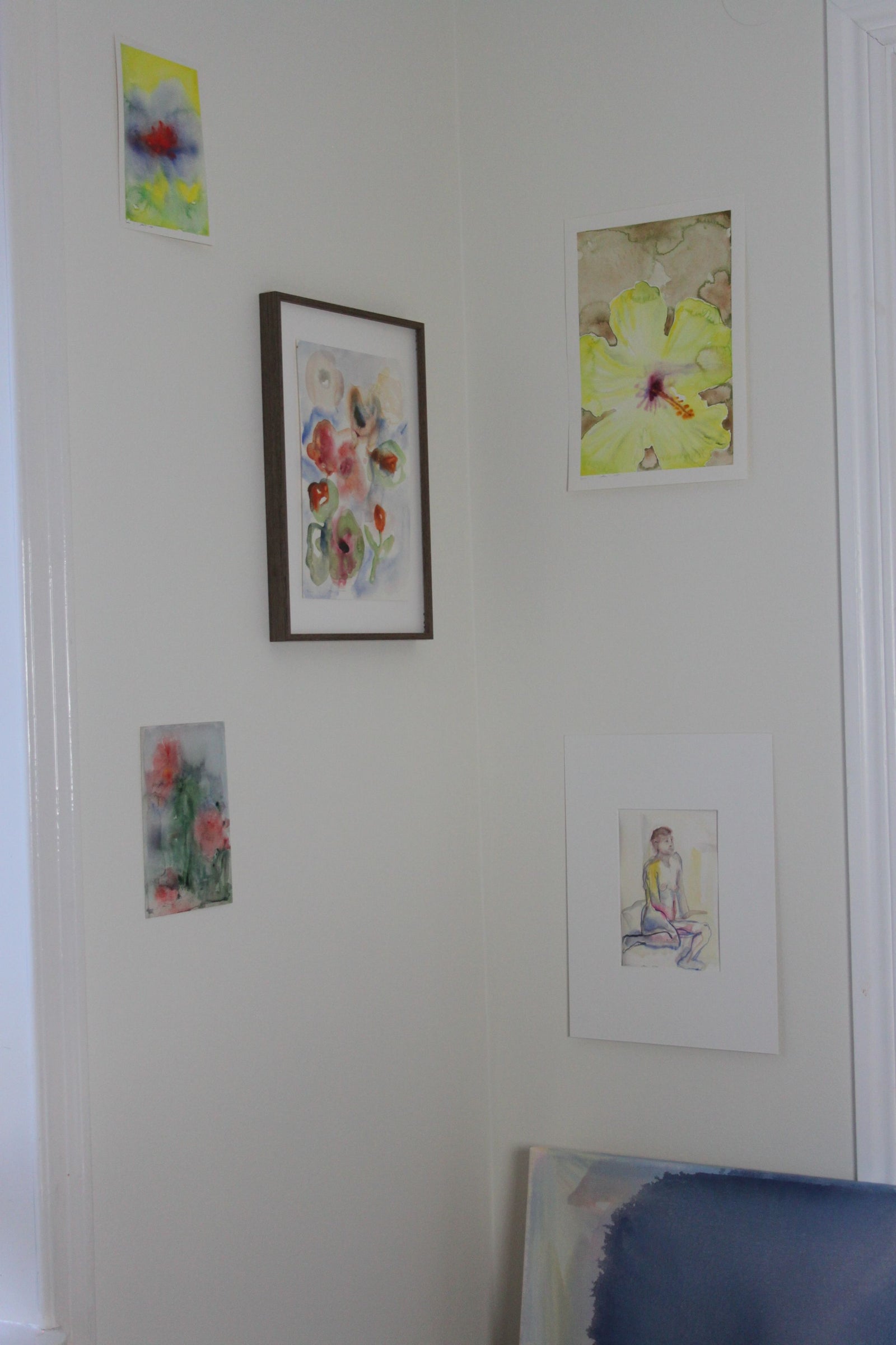 Yellow flower - original painting