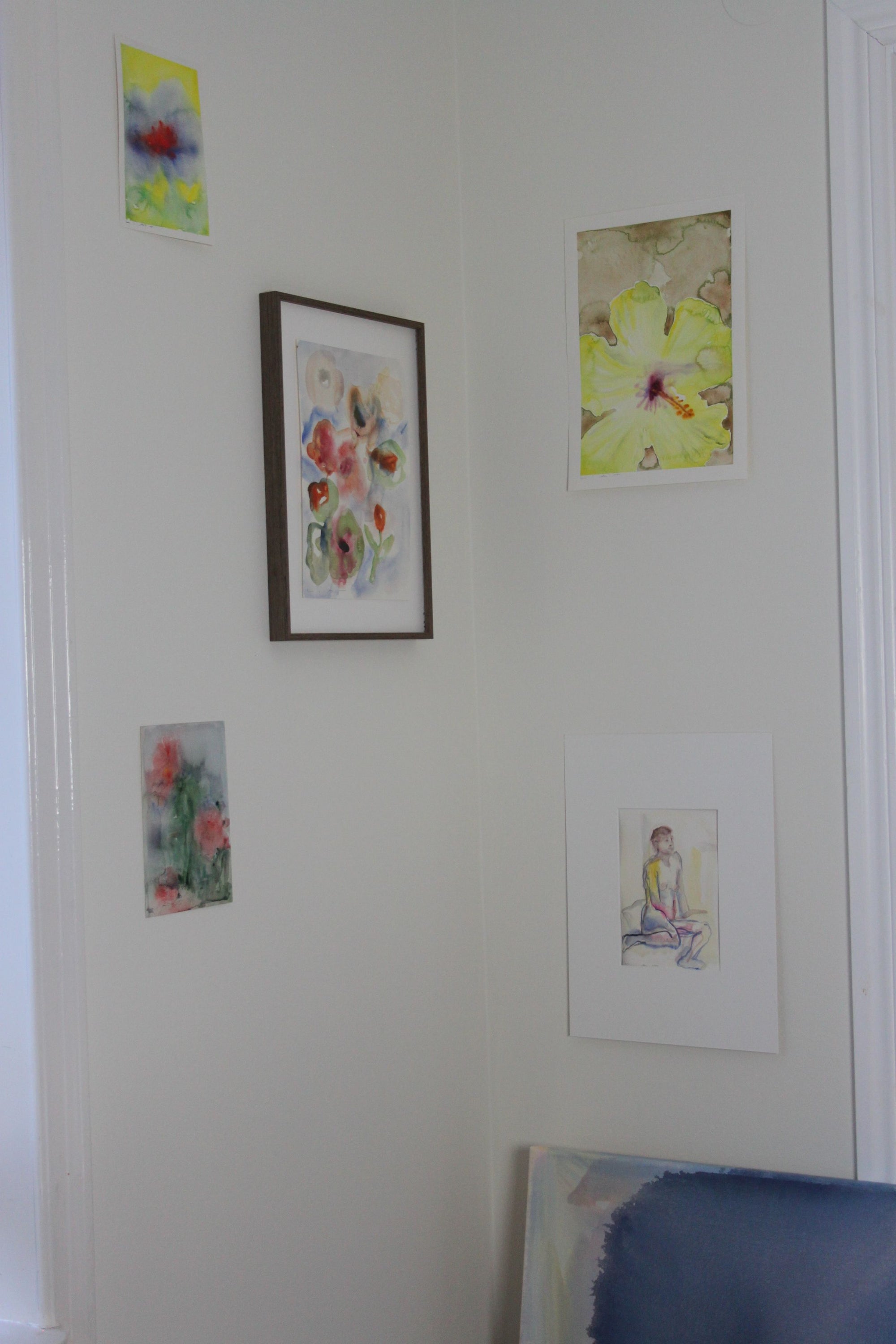 Yellow flower - original painting