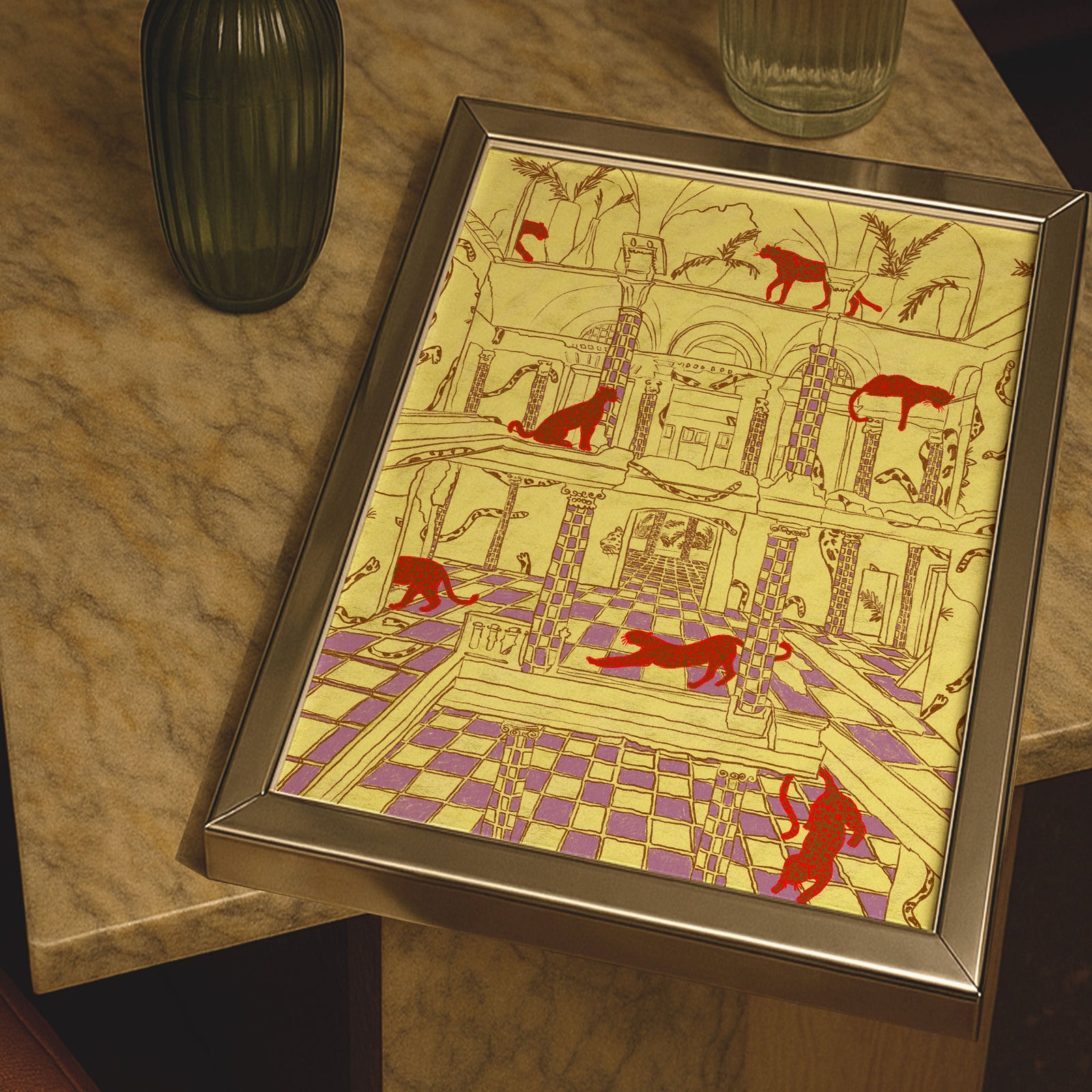 Lazy Leopards - Fine Art Print