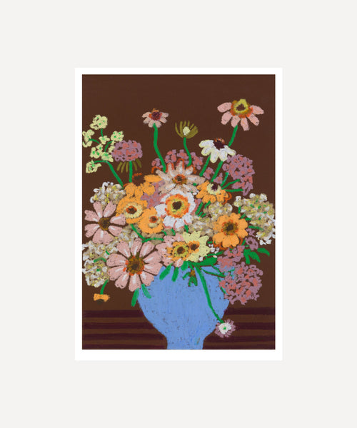 Blue Vase Print