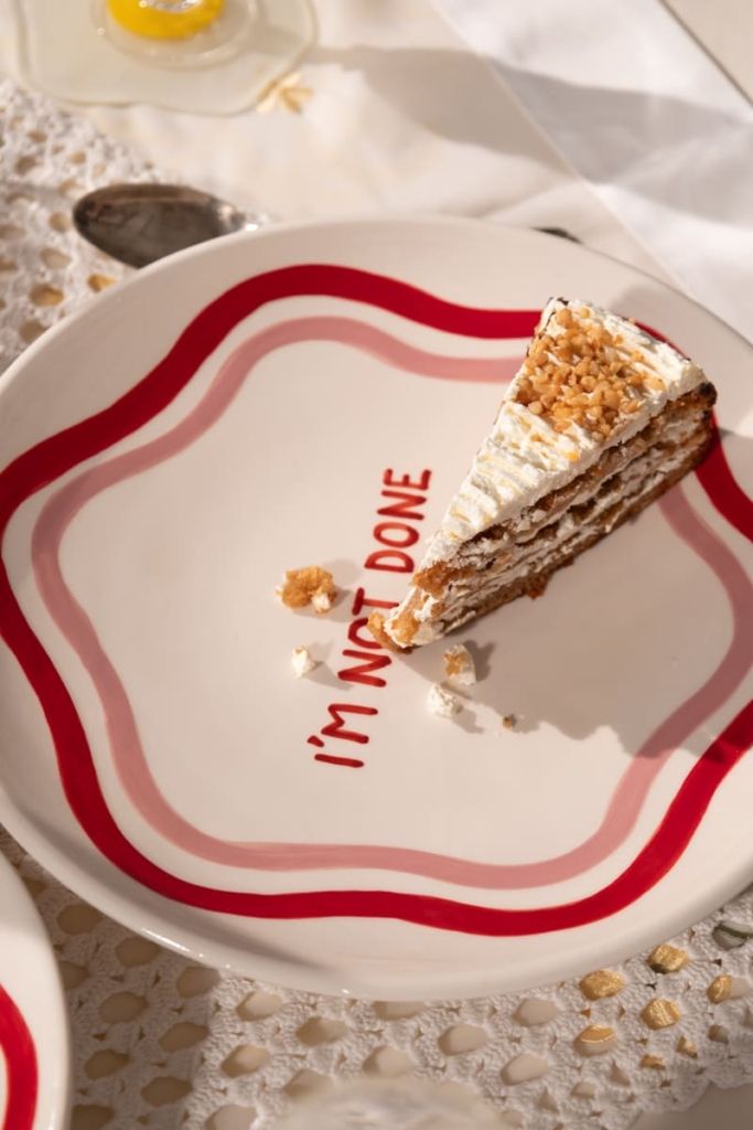 I'm Not Done Dinner Plate