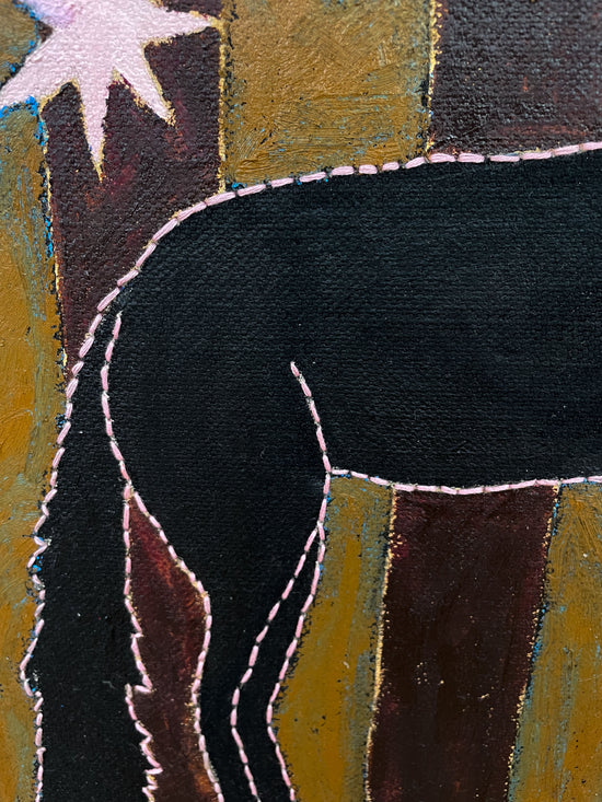 Striped Horse Two, Original Painting