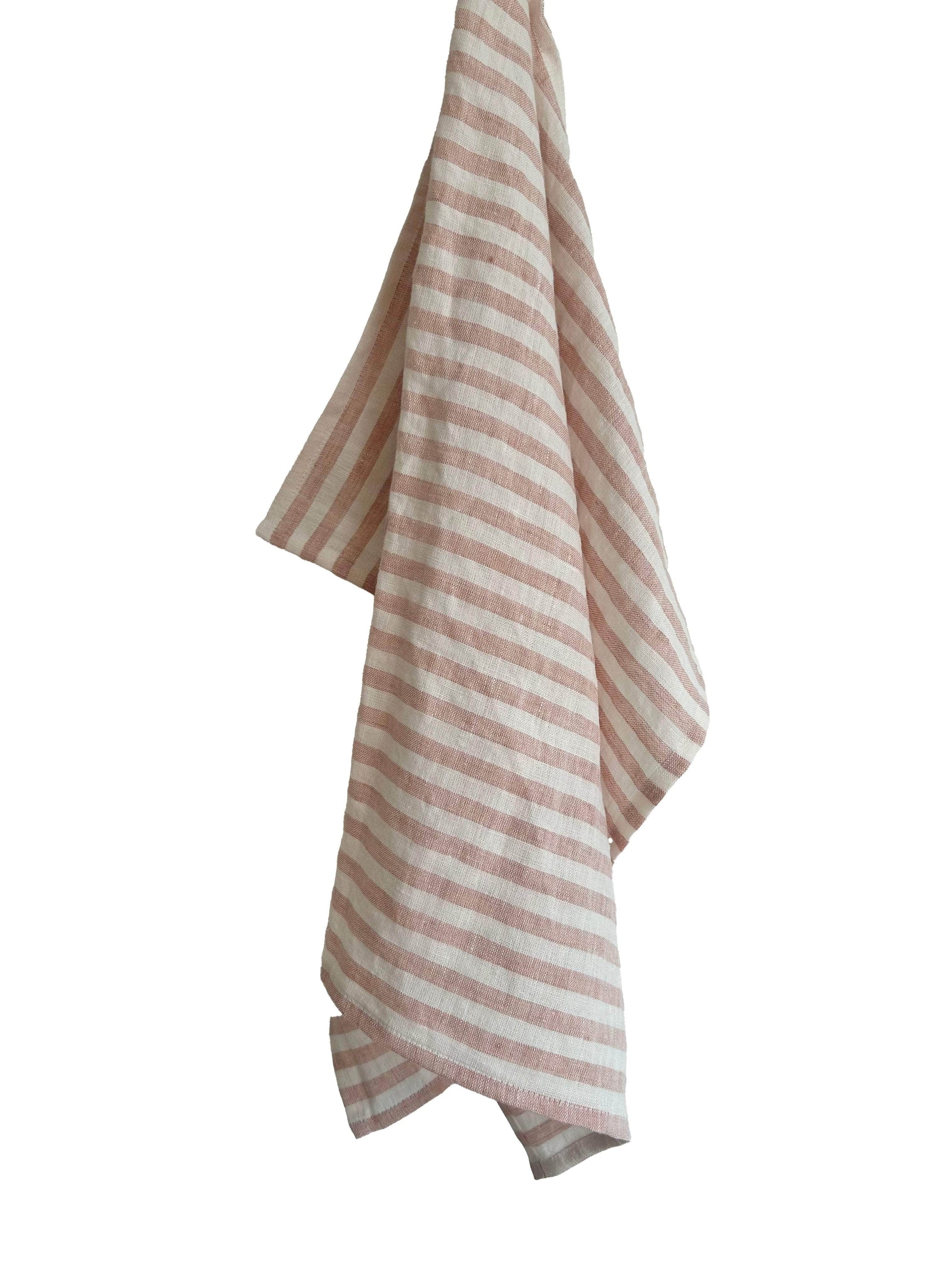 Linen Stripe Tea Towel