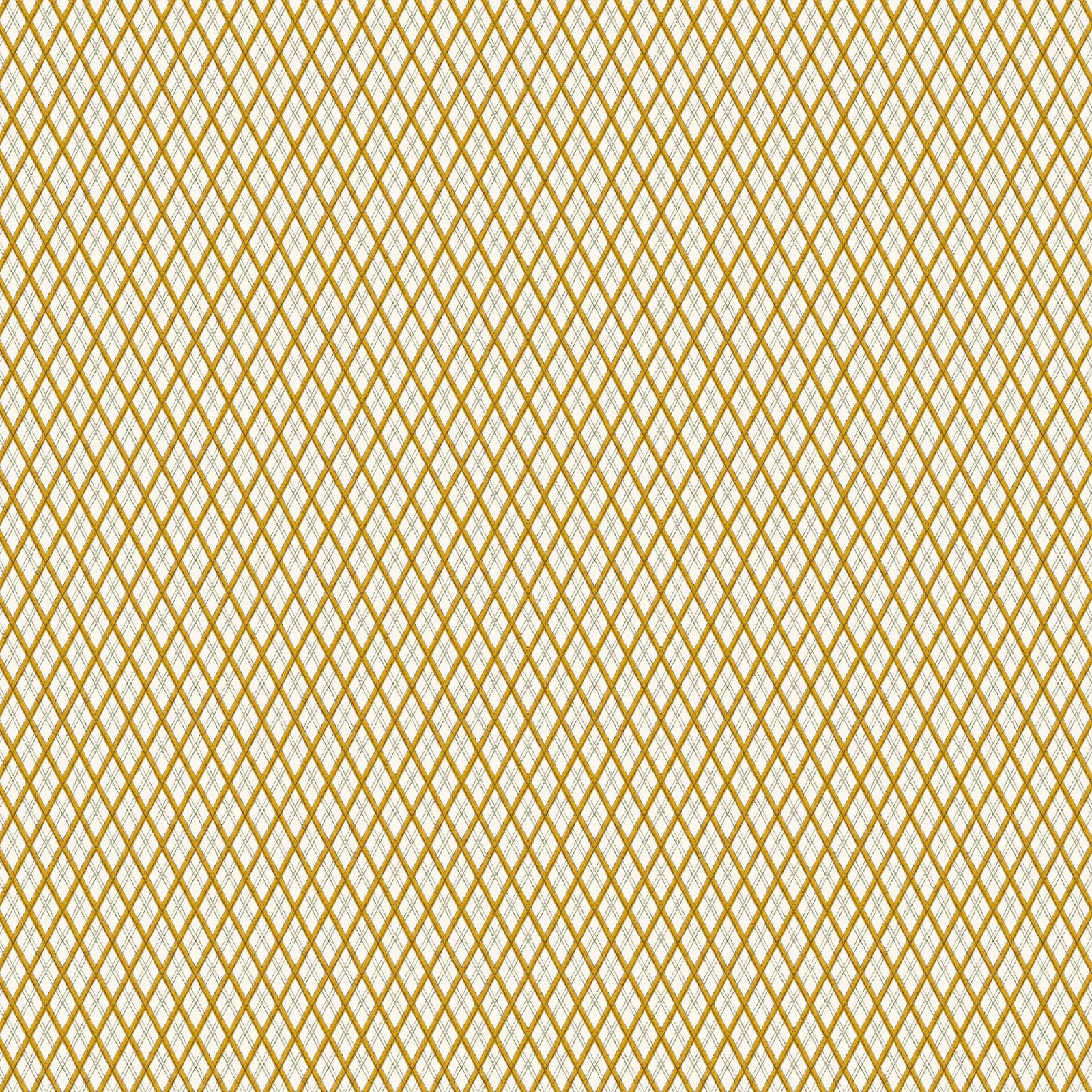 Little Lattice Wallpaper - Mustard