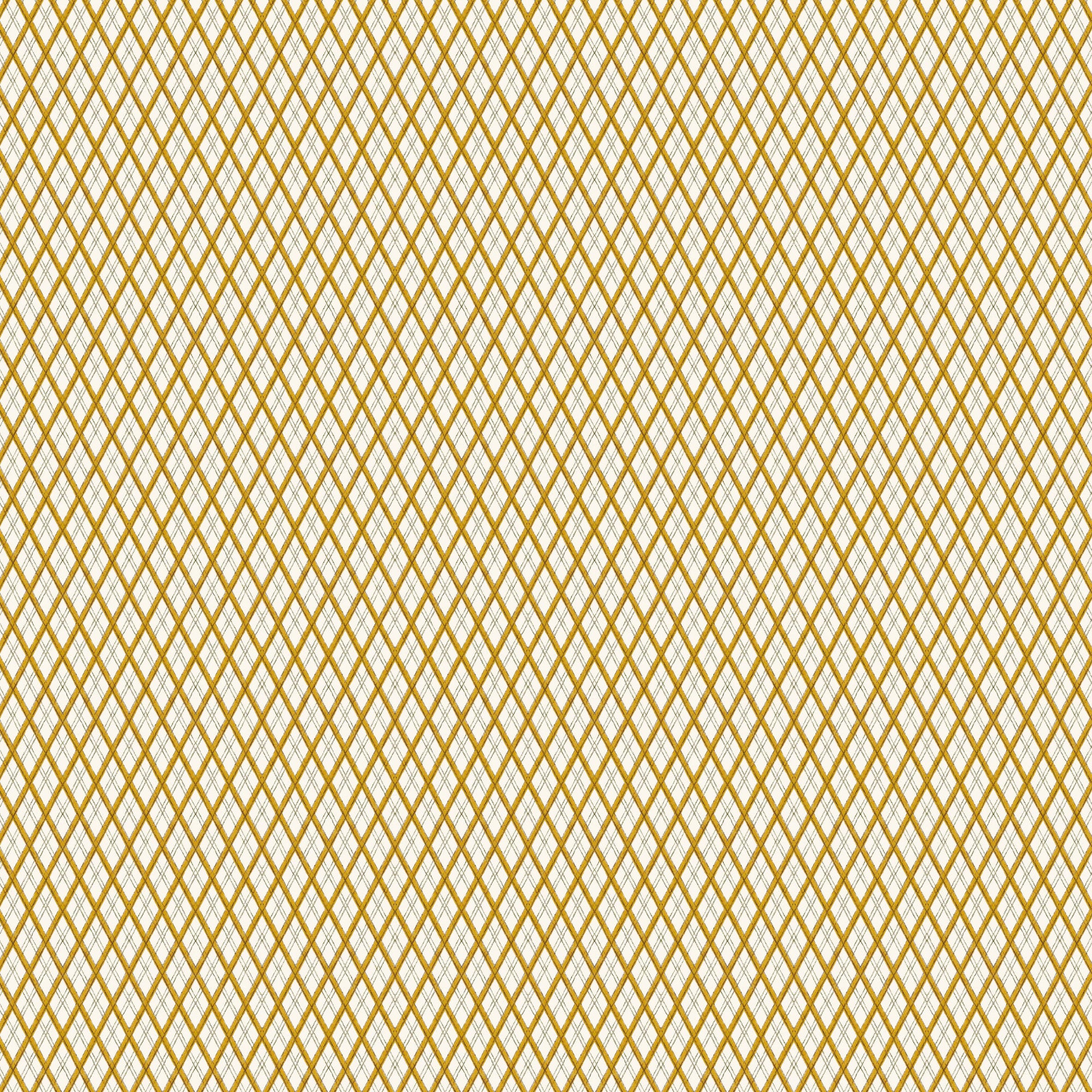 Little Lattice Wallpaper - Mustard