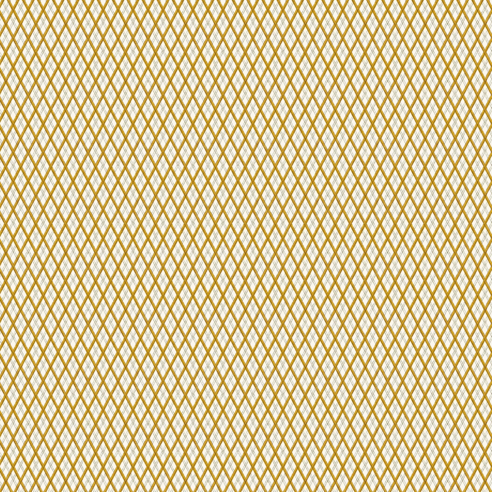 Little Lattice Wallpaper - Mustard