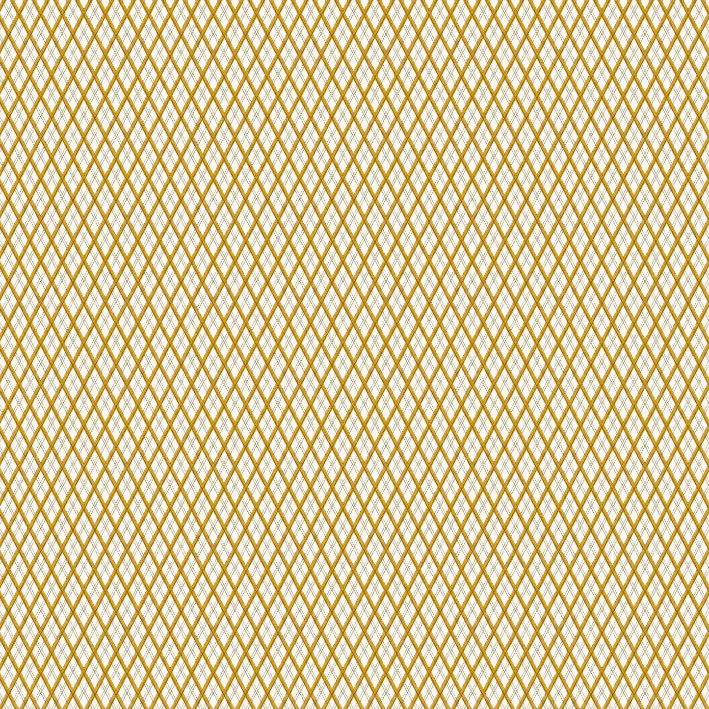 Little Lattice Wallpaper - Mustard