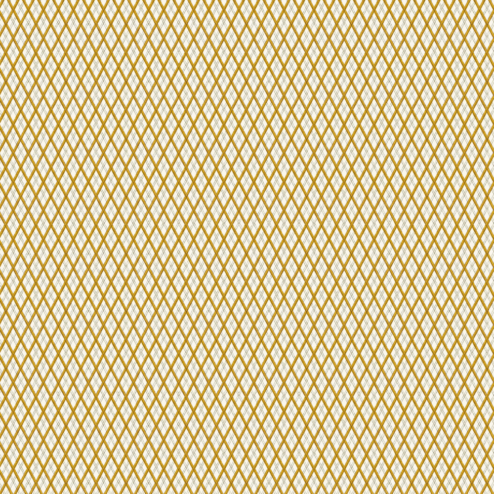 Little Lattice Wallpaper - Mustard