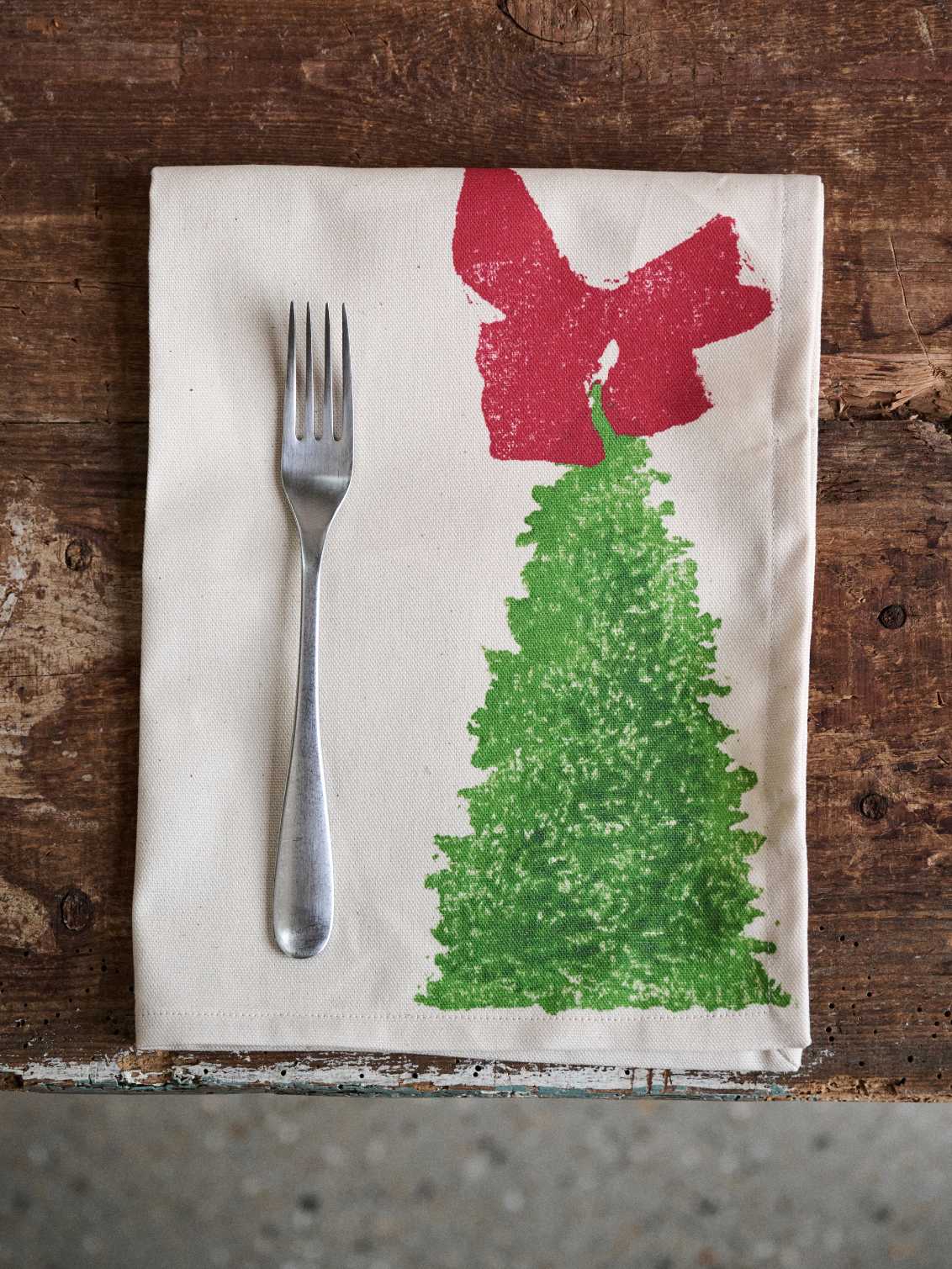 Christmas Tree Napkins (Set of Four)