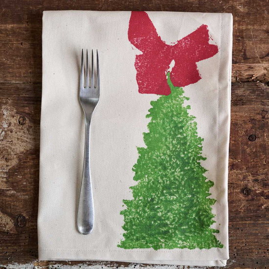 Christmas Tree Napkins (Set of four)