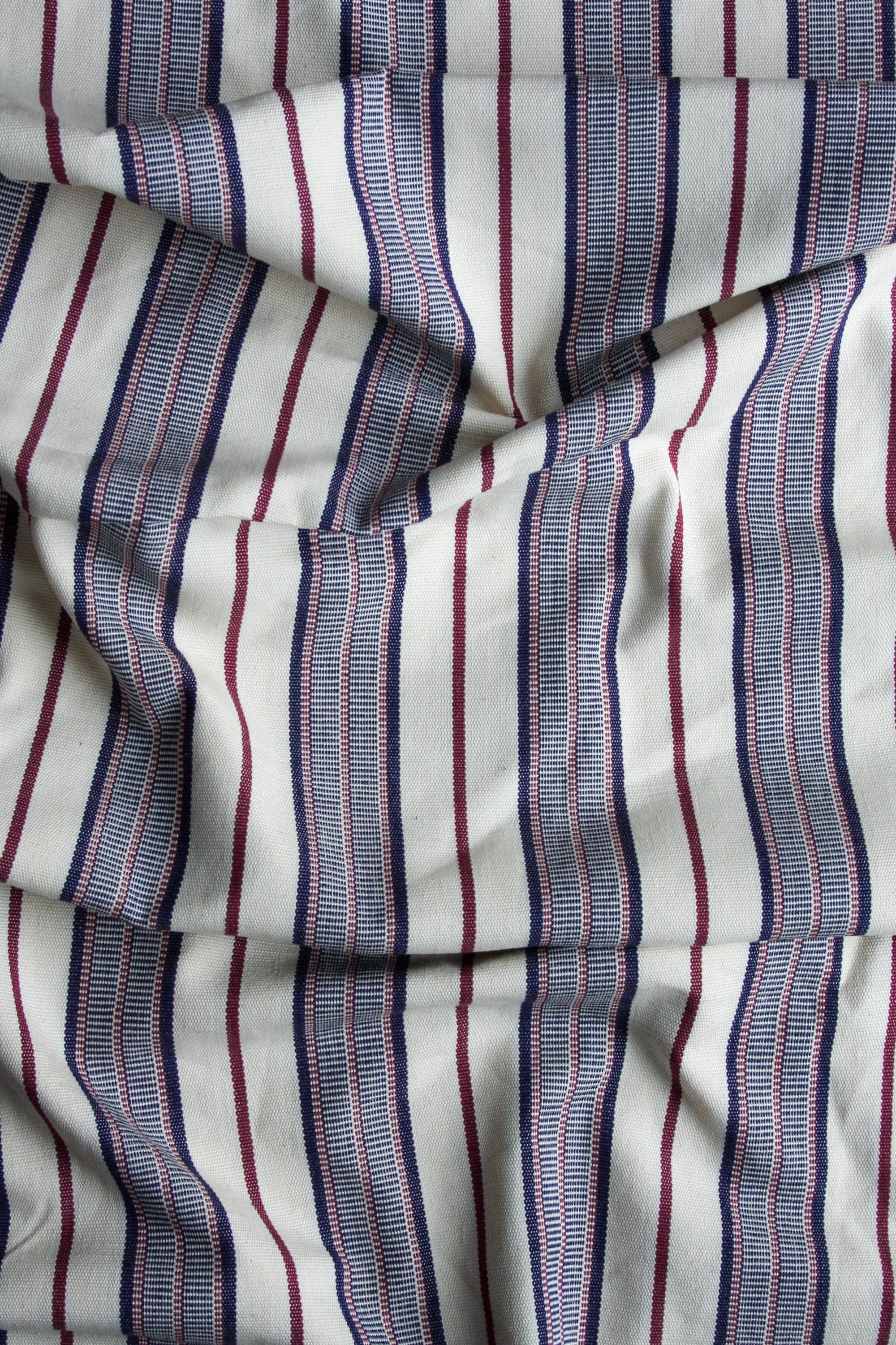 Aura Handwoven Stripe Fabric | Eclipse Veil