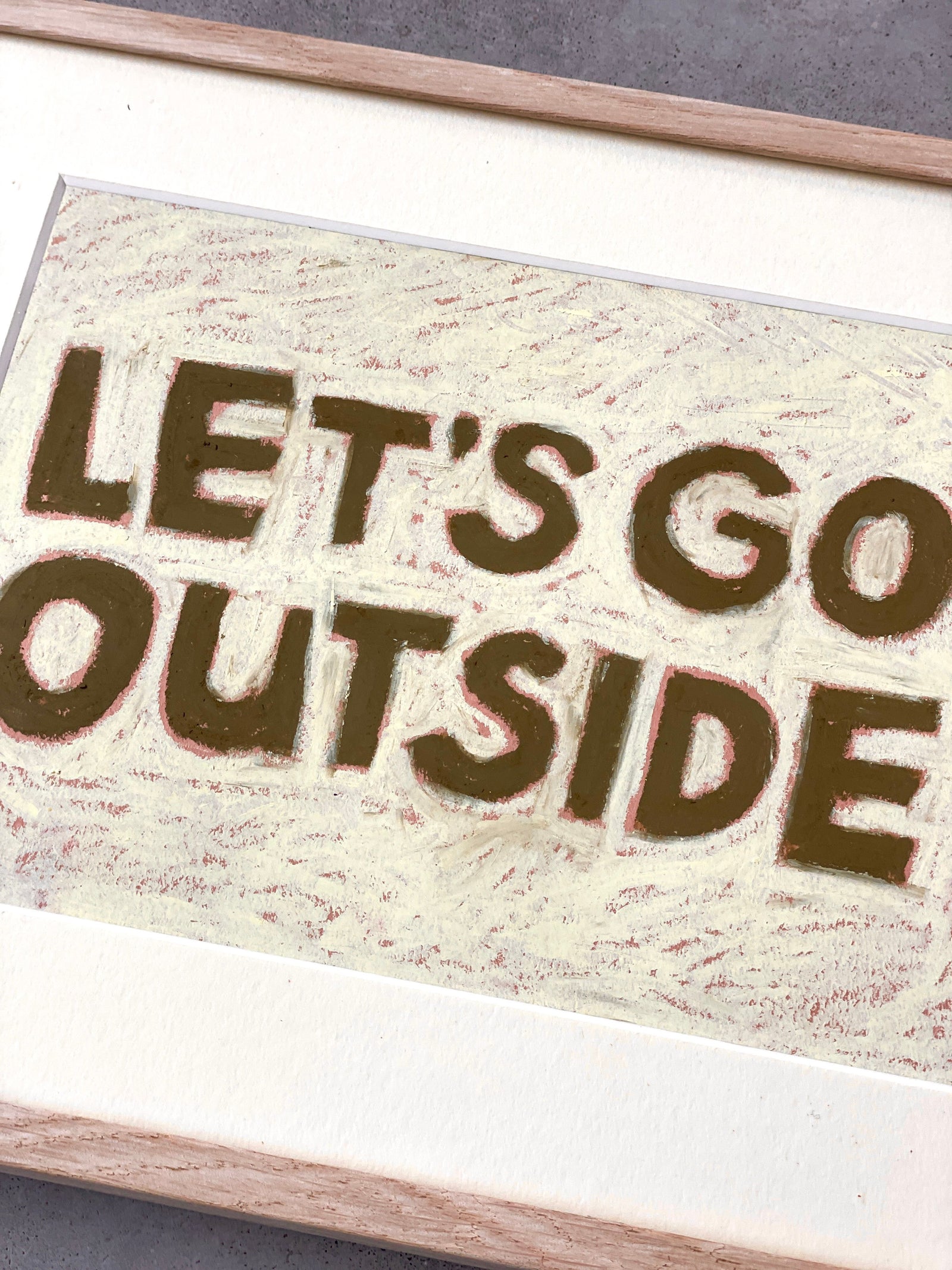 Words to the World - LET'S GO OUTSIDE Artwork