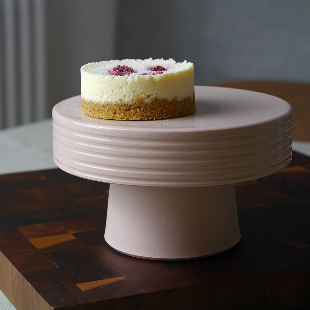 Small Ceramic Cake Stand, Blush