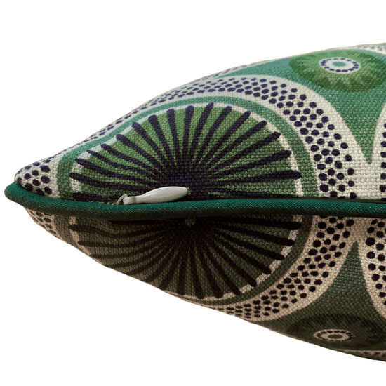 Parasol Cushion Cover with Piping - Sage Green
