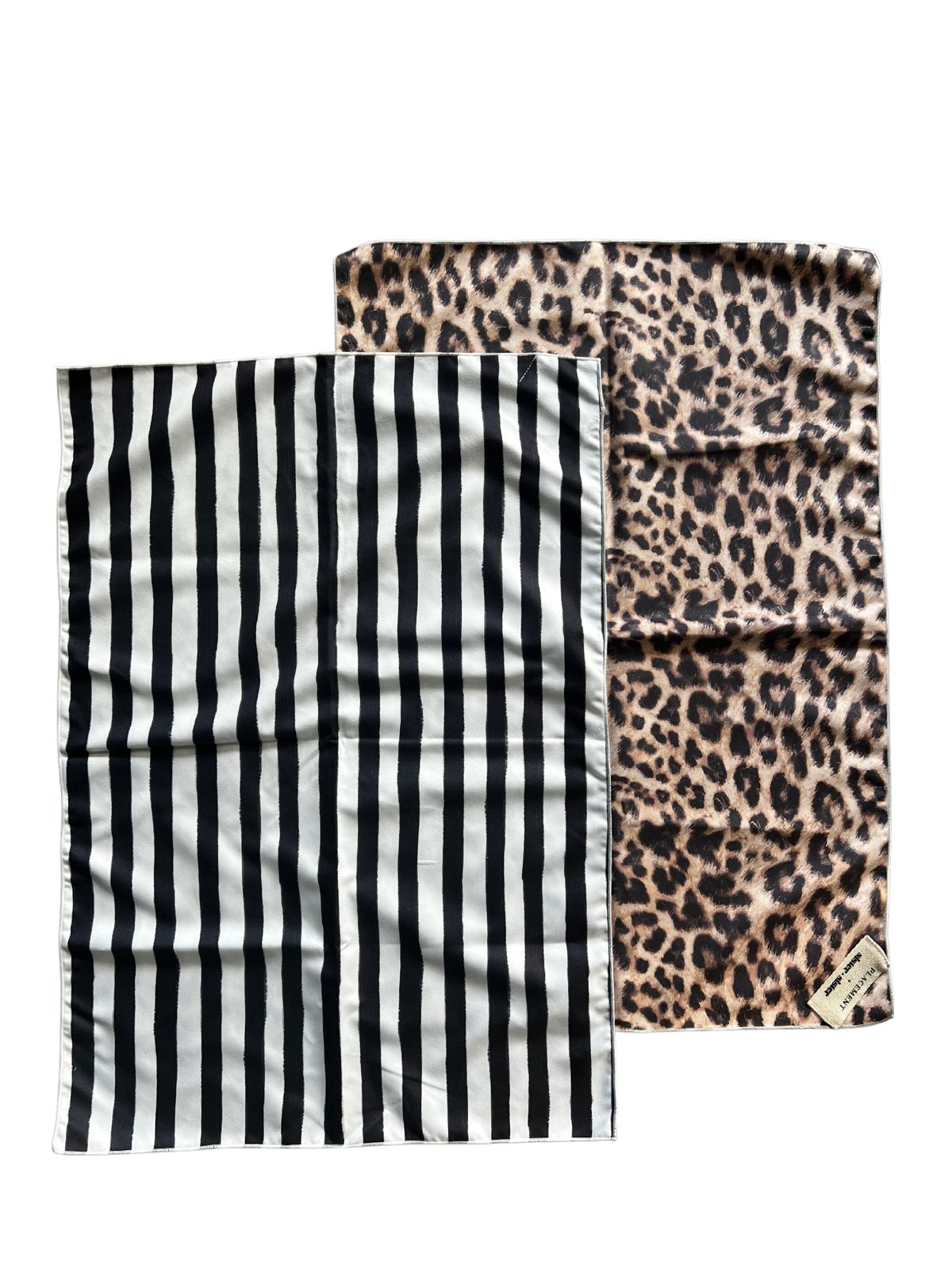 Decorative Cleaning Cloth x 2 Black Stripe - Between Us