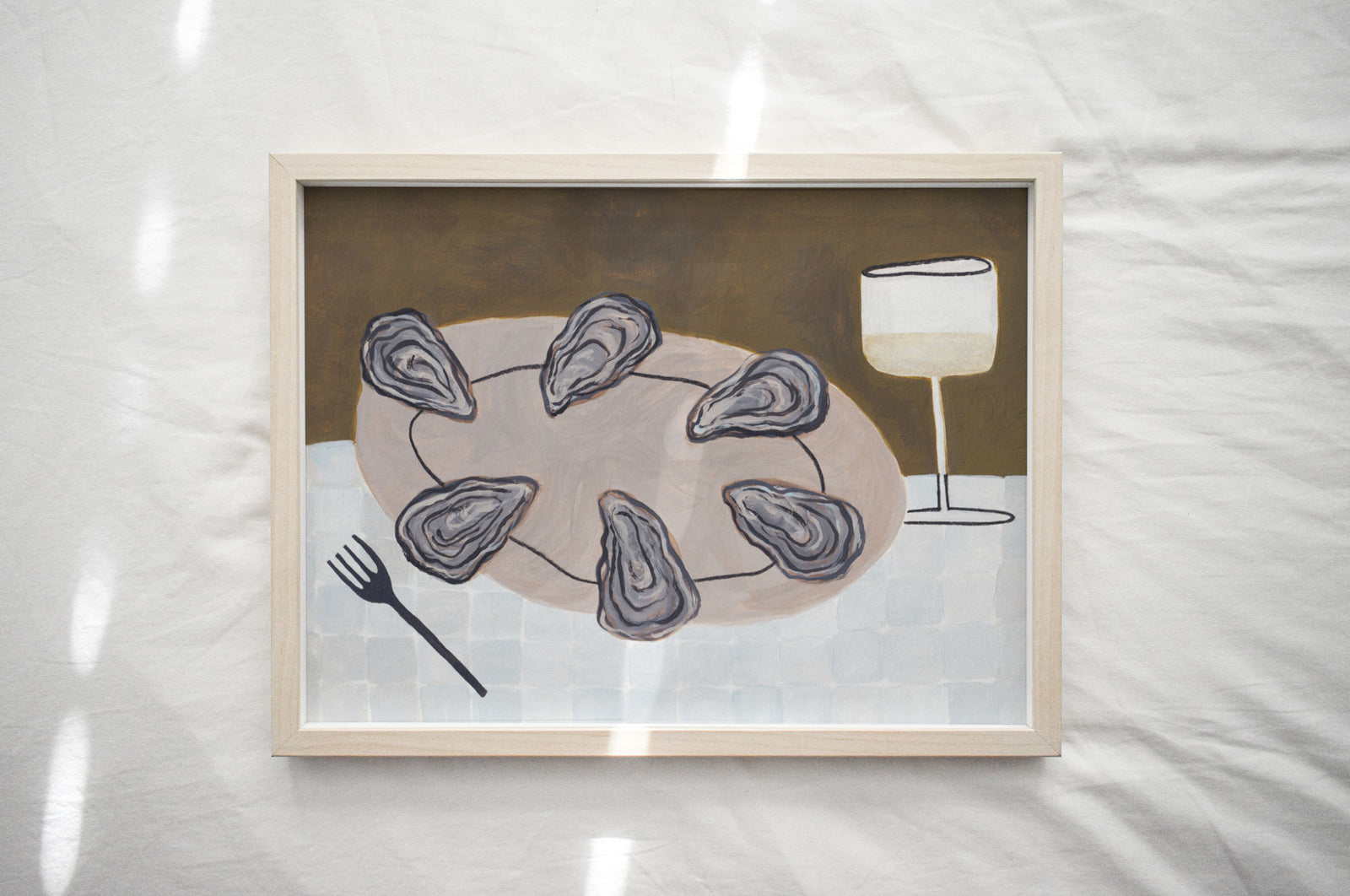 Half a Dozen Oysters Print