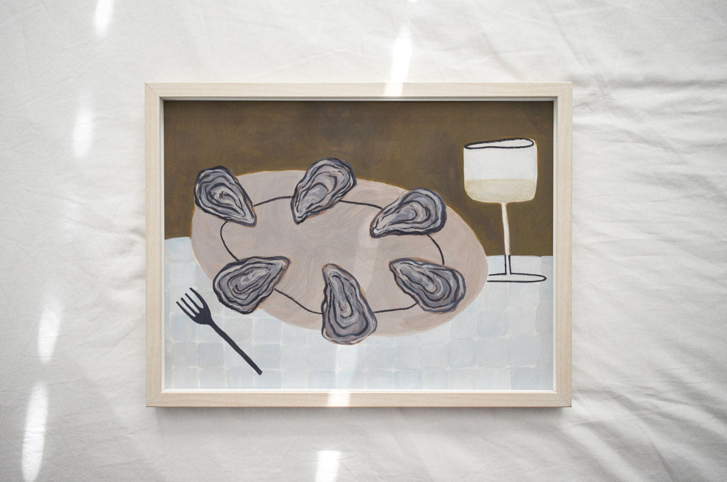 Half a Dozen Oysters Print