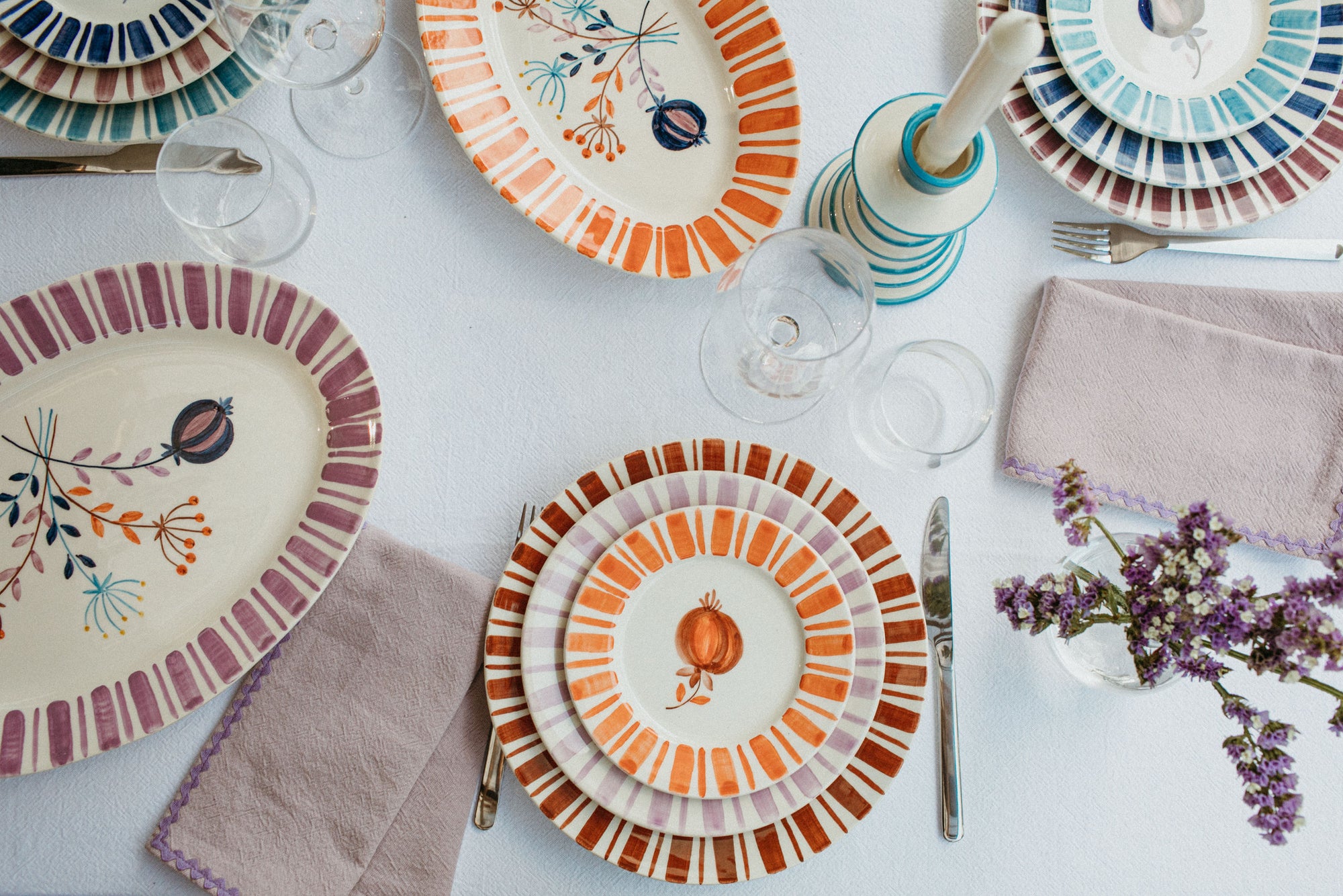 Orange Serving Plate – The Portuguese Chitas