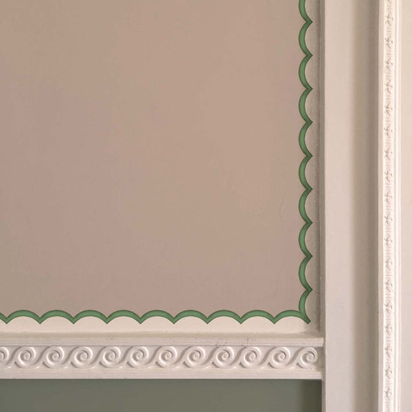 Scallops Wallpaper Border - Green