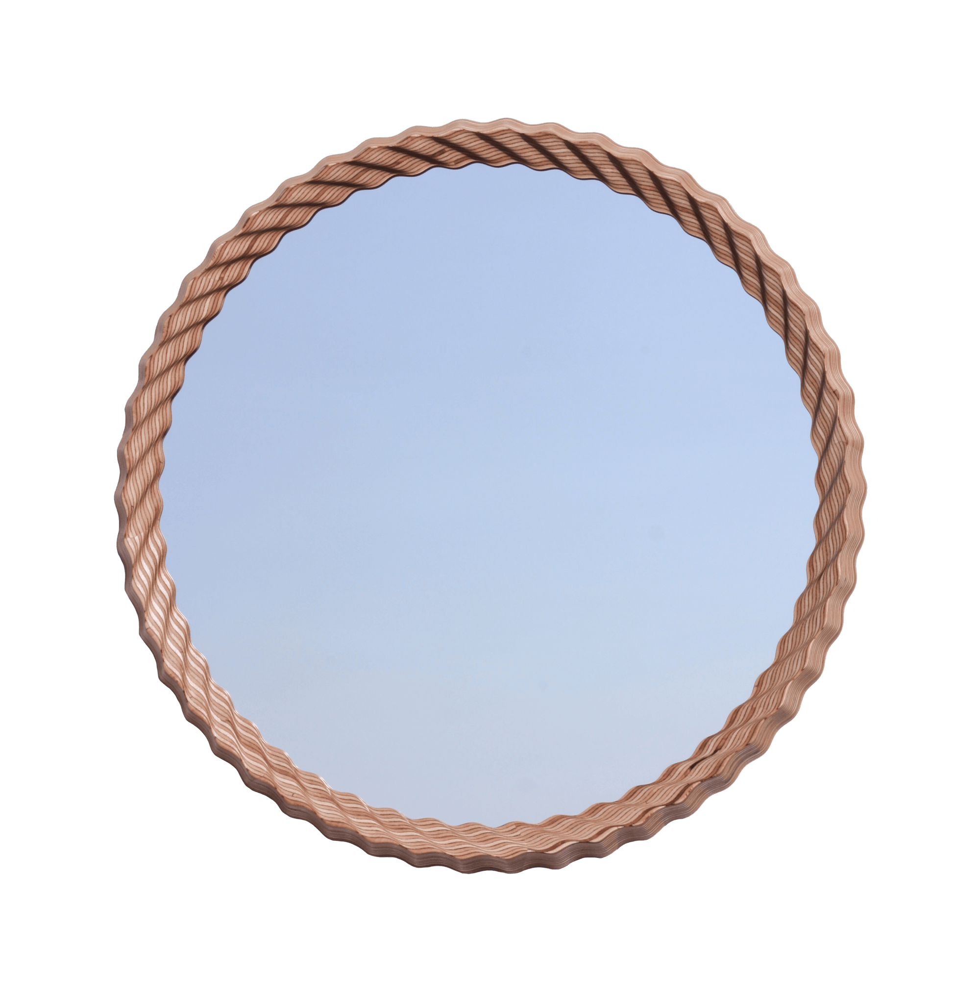 Kruller Midi Mirror - Birch Plywood