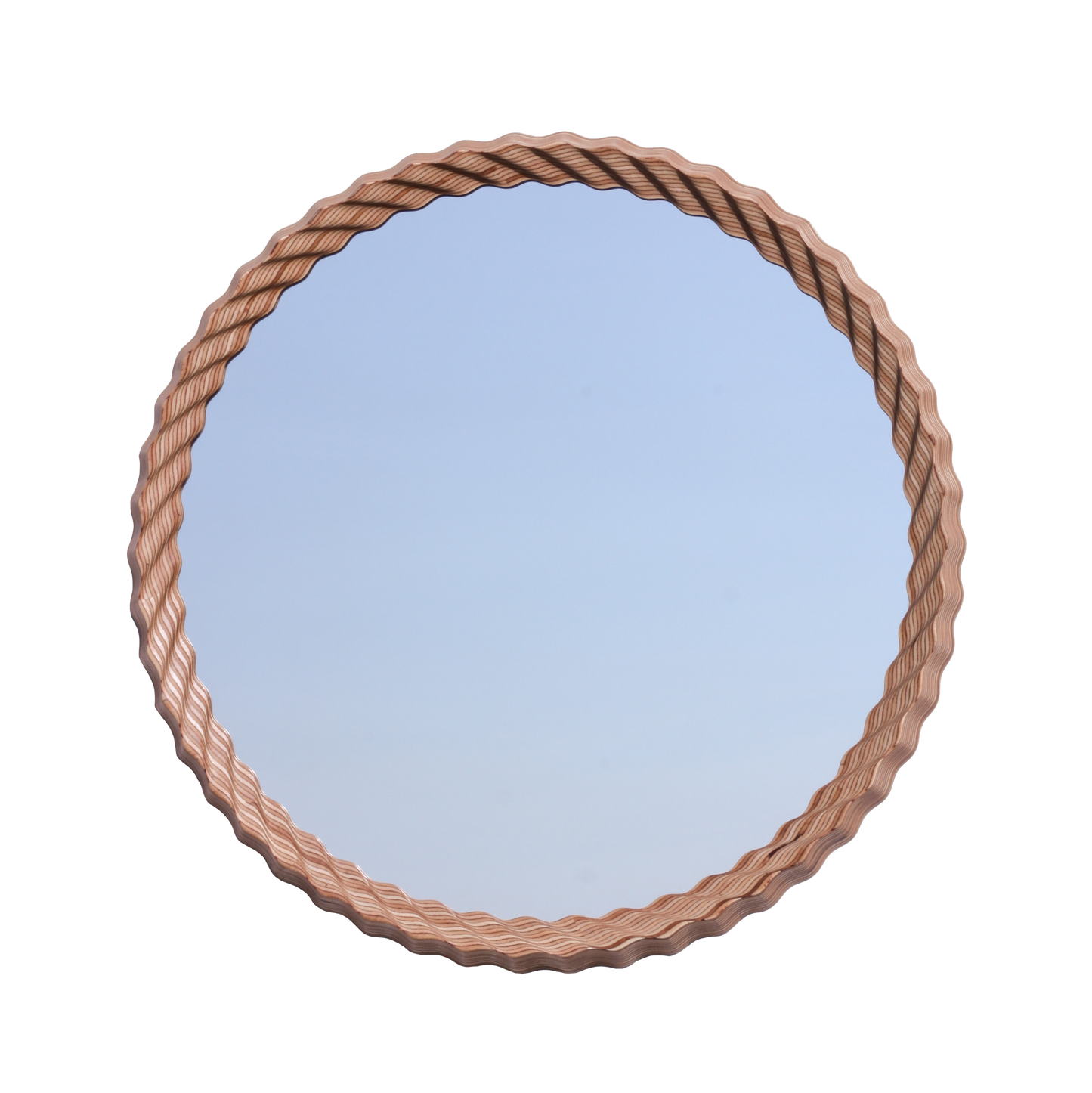 Kruller Midi Mirror - Birch Plywood