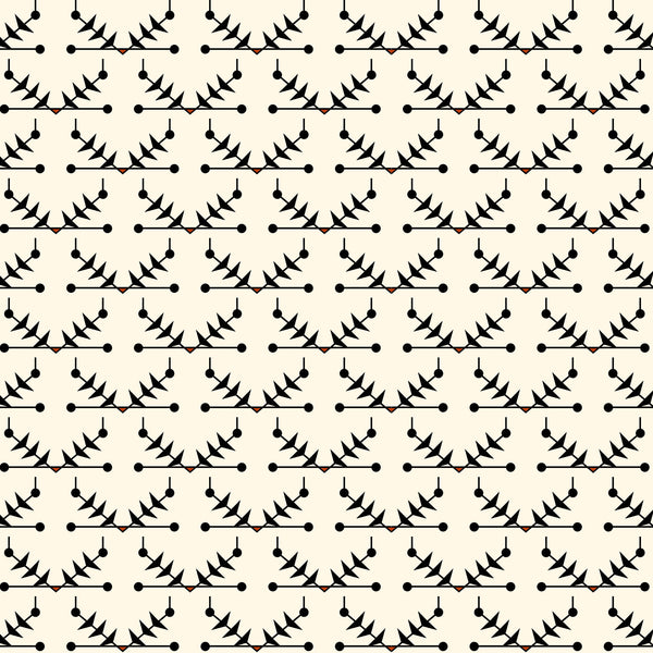 Atomic Trellis Wallpaper - Black