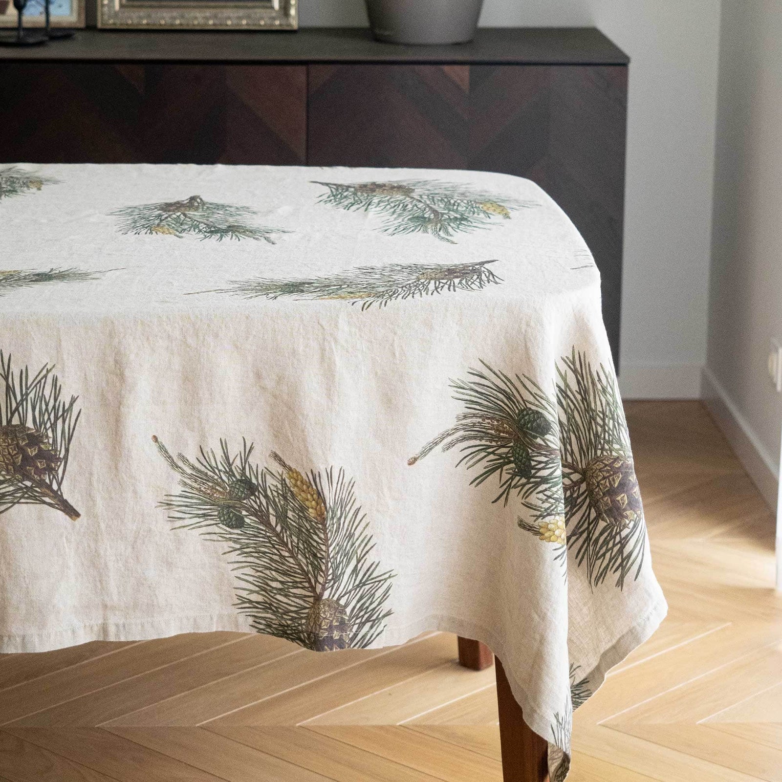 Linen tablecloth PINE