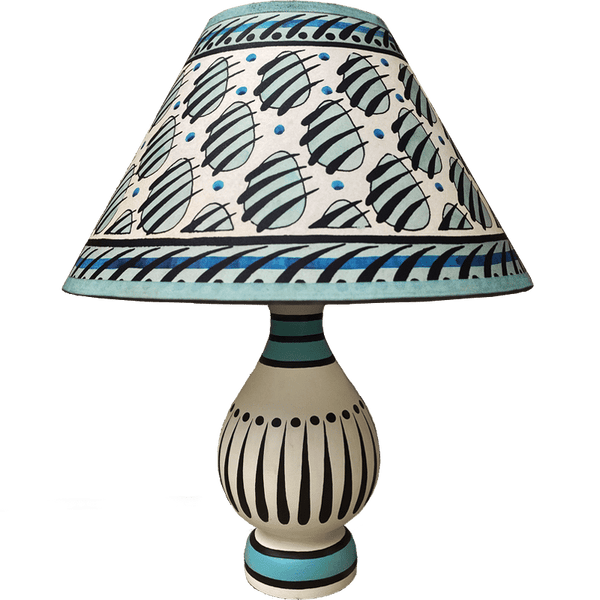 Paw Print Hand Painted 10" Lampshade in Blue