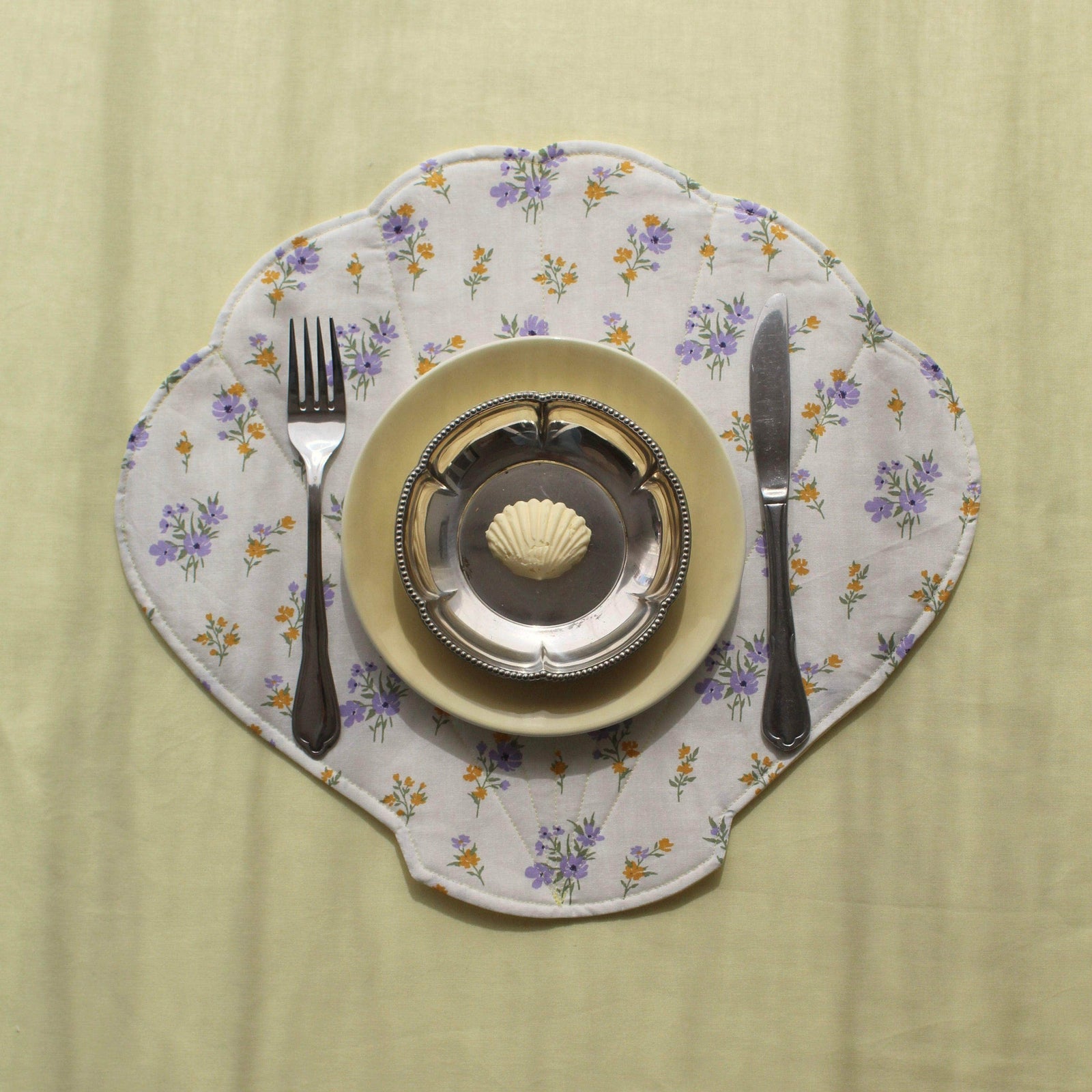 Fleurs de La Mer Placemat Yellow