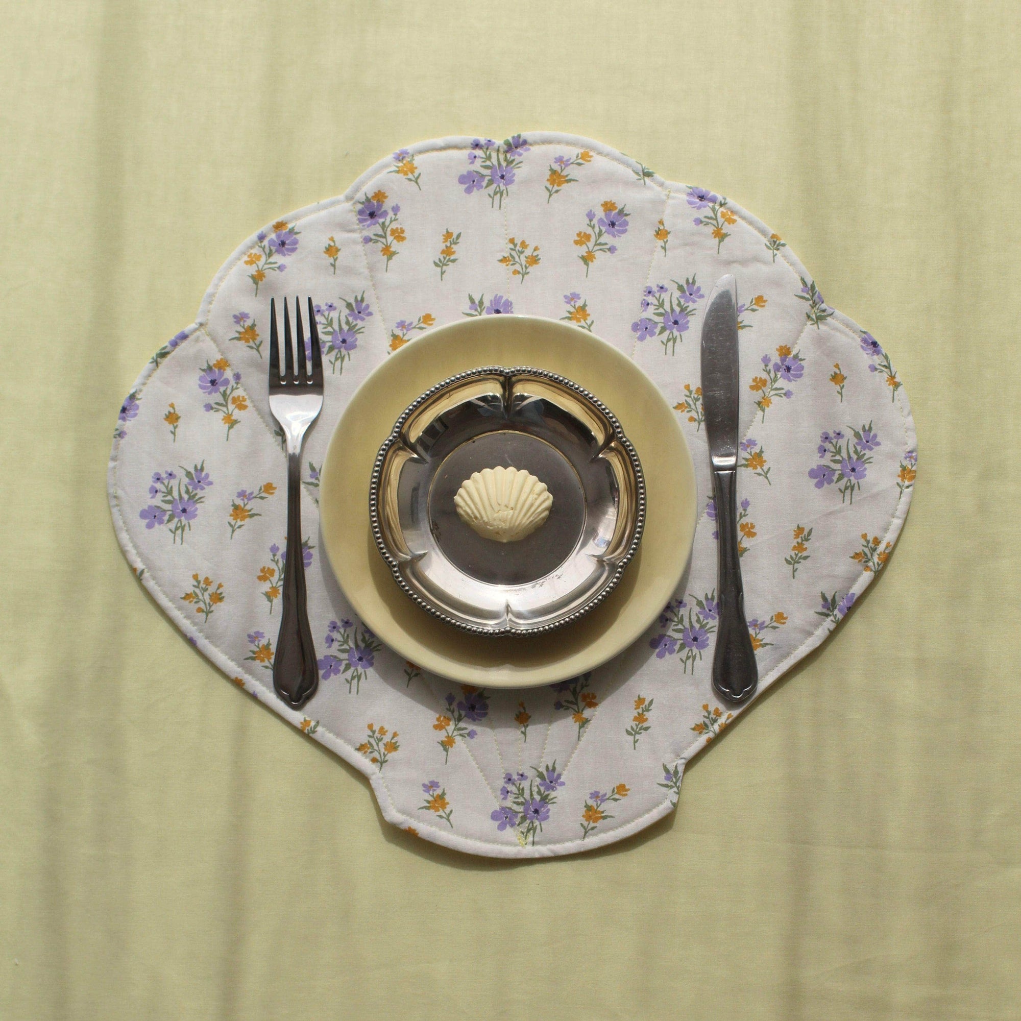 Fleurs de La Mer Placemat Yellow